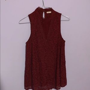 Lace tank top